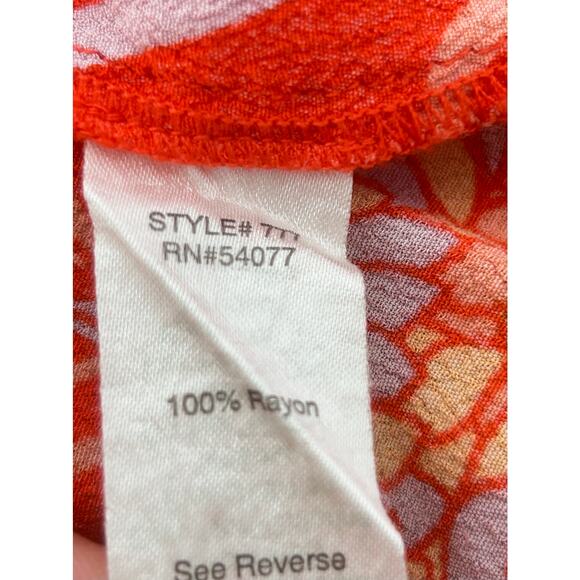 CABI Multicolor Floral Print Sleeveless Top - Picture 9 of 10